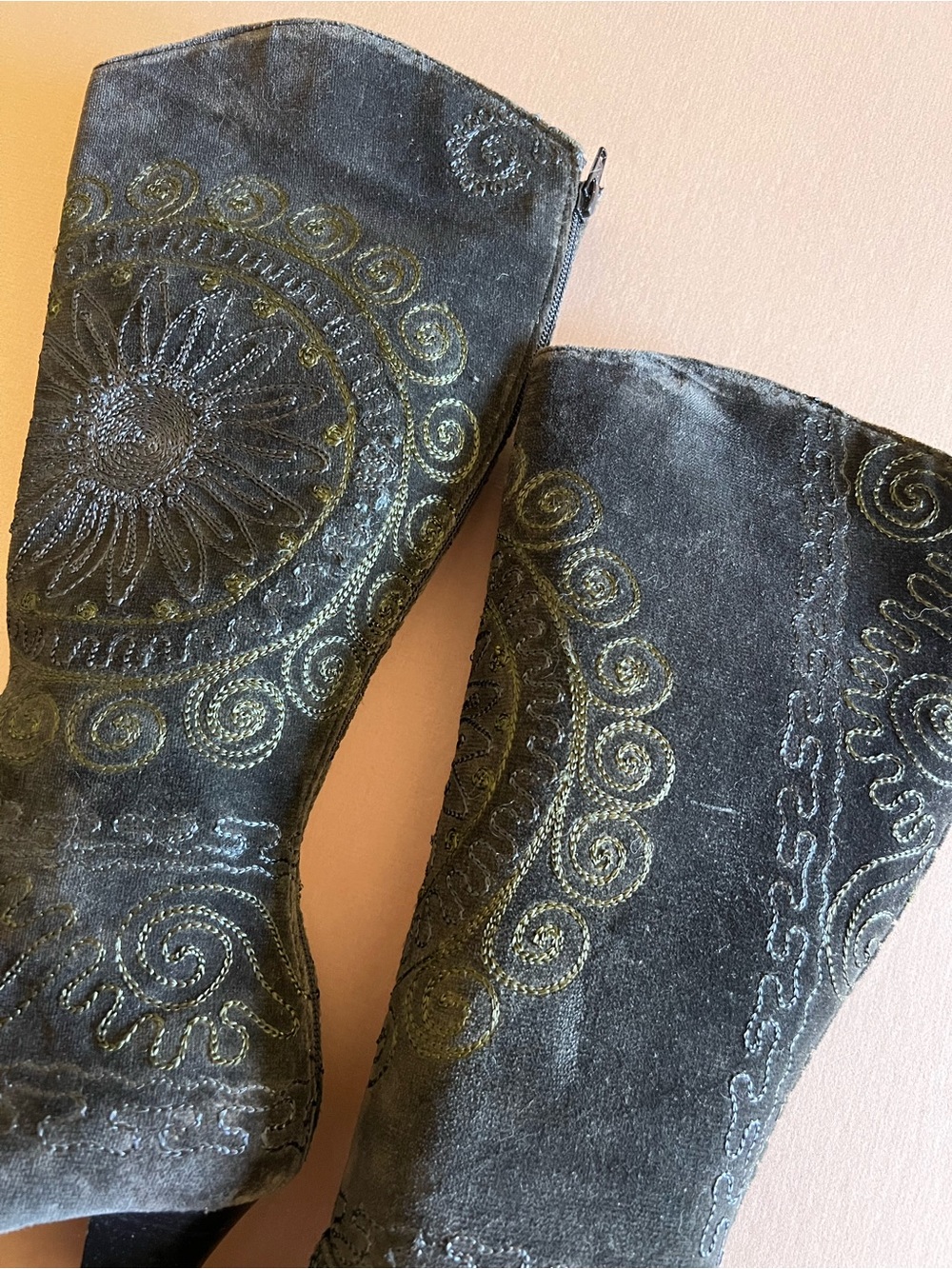 Artemis Design Co. Embroidered Heeled Boots - Picture 14 of 15